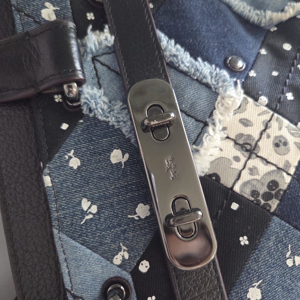 Coach Patchwork Leather Handbag With Crossbody St… - image 4